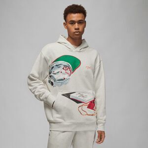 Jordan Men's Artist Series By Jacob Rochester Hoodie Oatmeal Heather XL